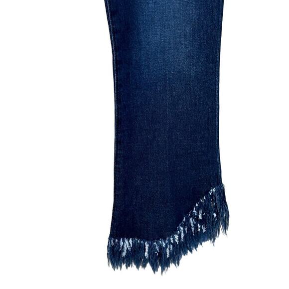 Frame Le Crop Mini Boot Jean, 28, NWT, bohemian, hippie, festival, fringe - Picture 4 of 8